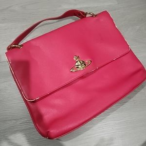 Authentic vivienne westwood messenger handbag pink
